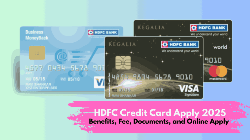 HDFC Credit Card Apply 2025