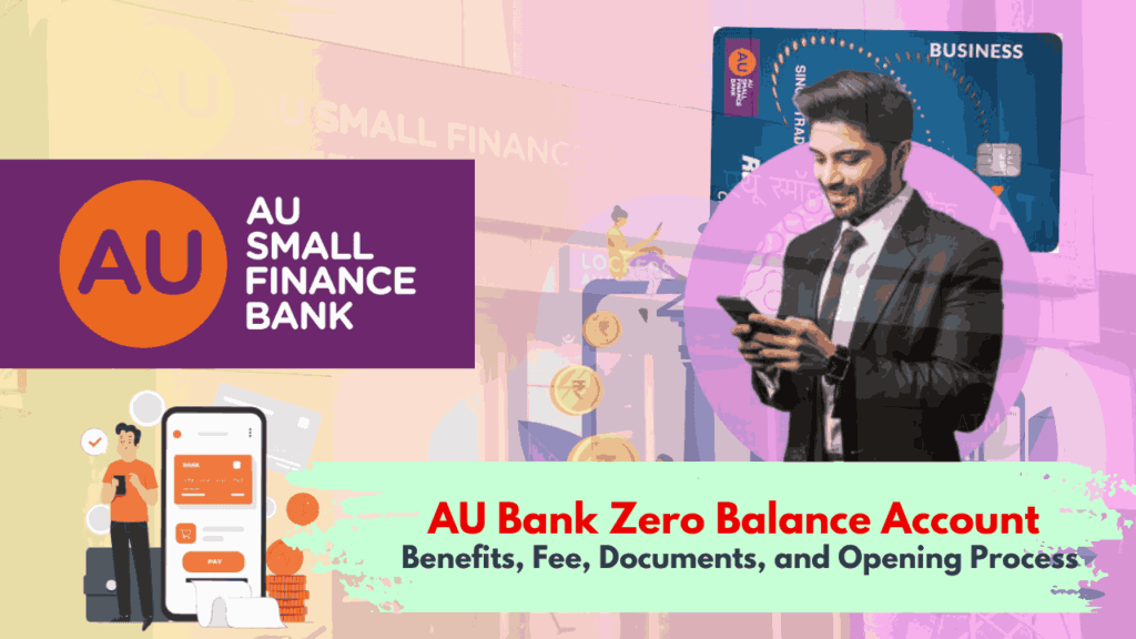 Open AU Bank Zero Balance Account 2025